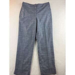 Talbots Women's Size 8 Blue‎ Gray Woven Textured Career Dress Pants